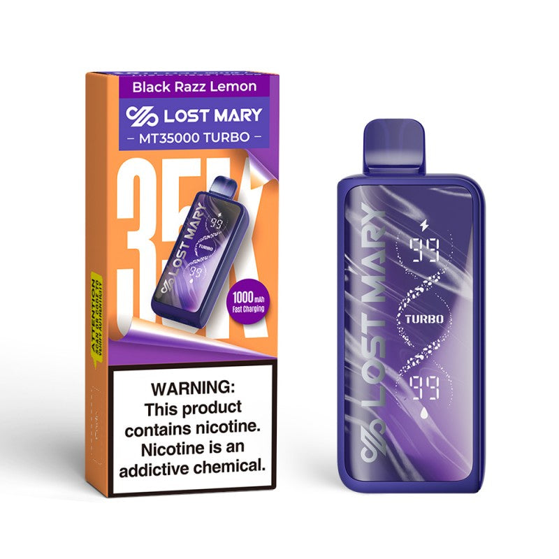 Black Razz Lemon Lost Mary MT35000 Turbo Vape