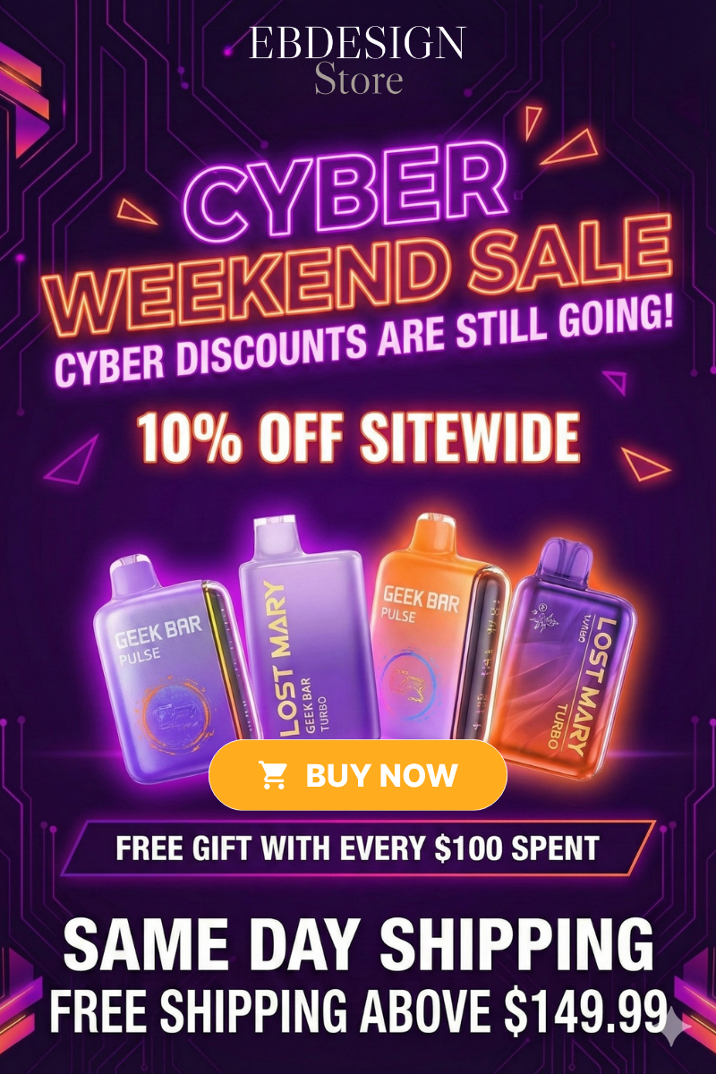 Cyber Weekend 10% OFF | EBDESIGN Store