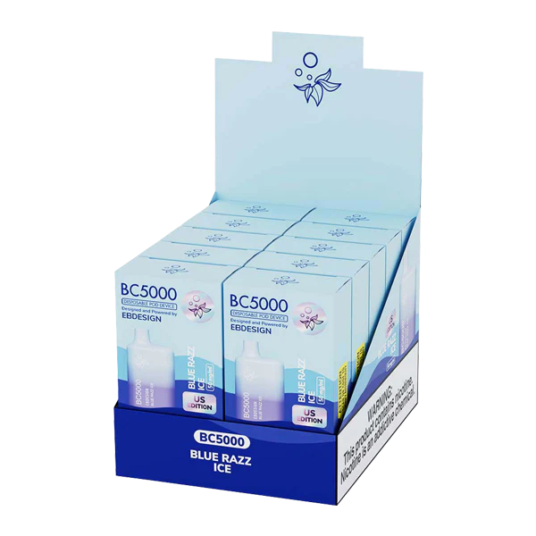 EBDESIGN BC5000 Blue Razz Ice 10 pack