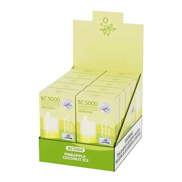 BC5000 Pineapple Coconut Ice Disposable Vape | EBDESIGN Store BC5000 Pineapple Coconut Ice Disposable Vape | EBDESIGN Store