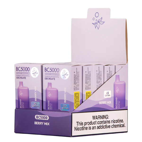 EBCREATE BC5000 Berry Mix Disposable Vape 10 PACK