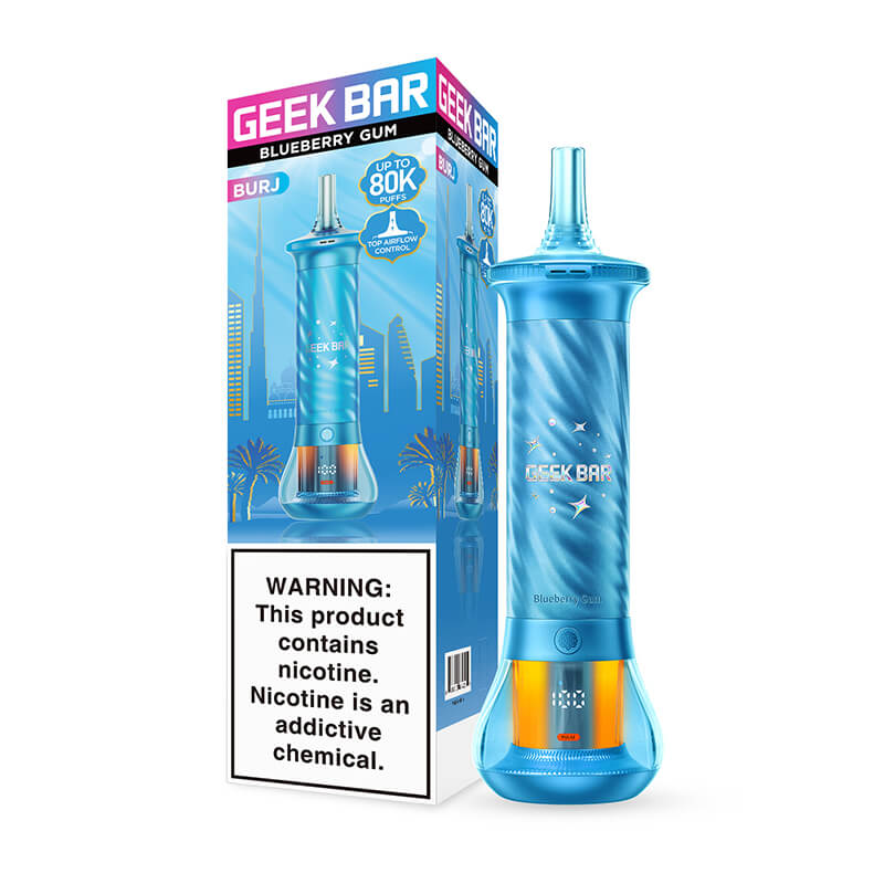 Geek Bar Burj 80K Disposable Vape - Blueberry Gum