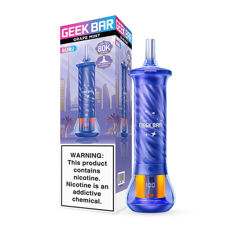 Geek Bar Burj 80K Disposable Vape - Grape Mint