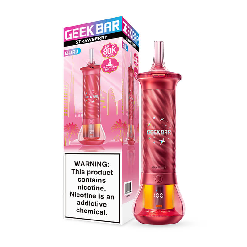 Geek Bar Burj 80K Disposable Vape - Strawberry