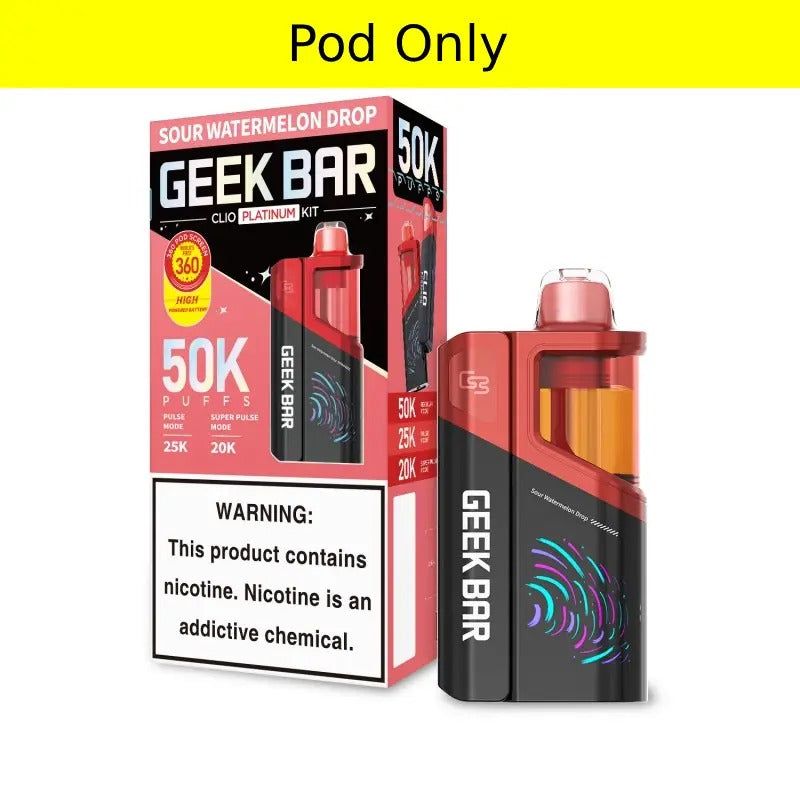 Geek Bar Clio Platinum 50k Pod -  Sour Watermelon Drop