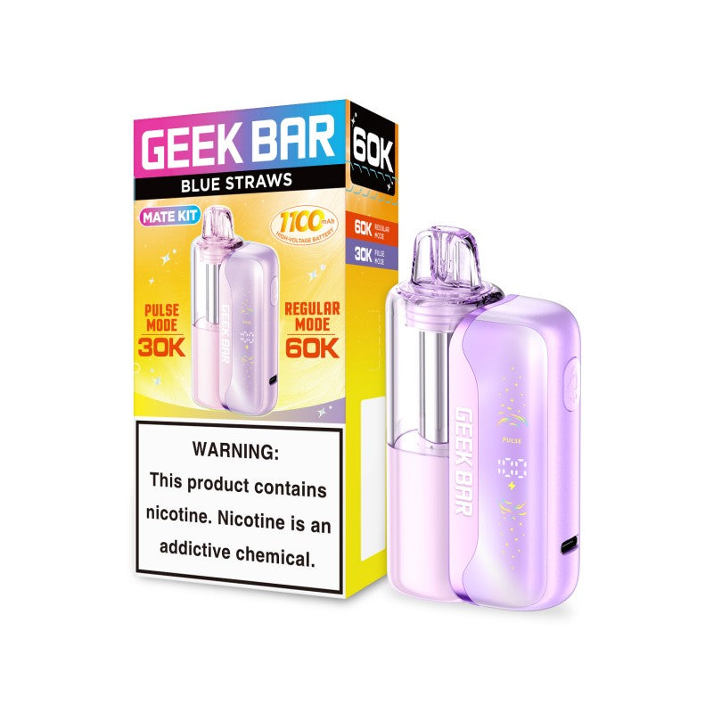 Geek Bar Mate 60K Kit - Blue Straws