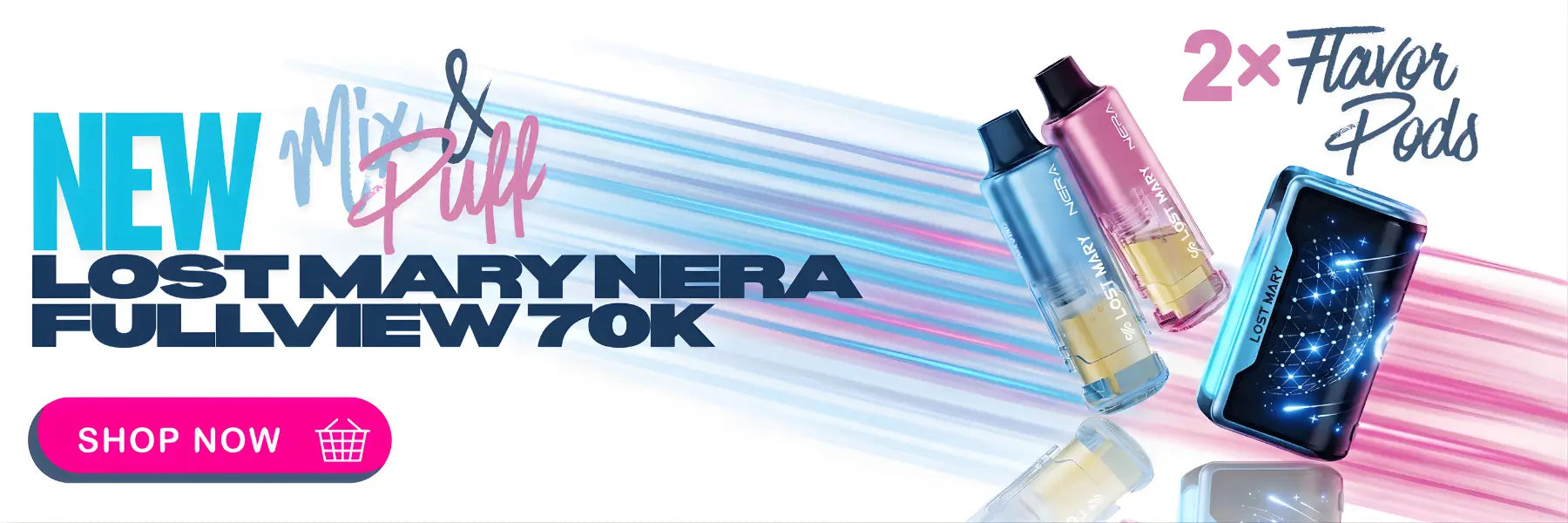 New Flavors Lost Mary NERA Fullview 70K 