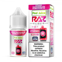 Strawberry Watermelon Bubblegum Ice RAZ Salt E-Liquid Nic 30ml 