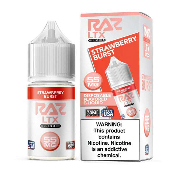 Strawberry Burst RAZ Salt E-Liquid Nic 30ml 