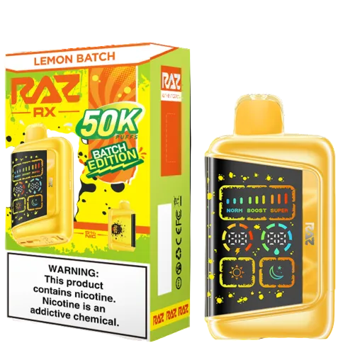 RAZ RX50K Lemon Batch Disposable Vape