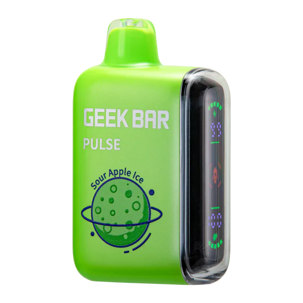 Sour Apple Ice Geek Bar Pulse 15000 Disposable Vape