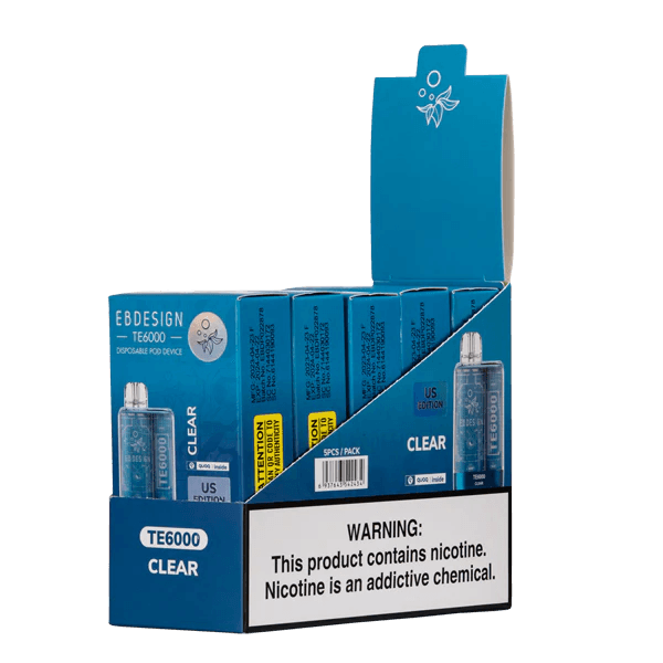 TE6000 Clear Disposable Vape | EBDESIGN Store TE6000 Clear Disposable Vape | EBDESIGN Store