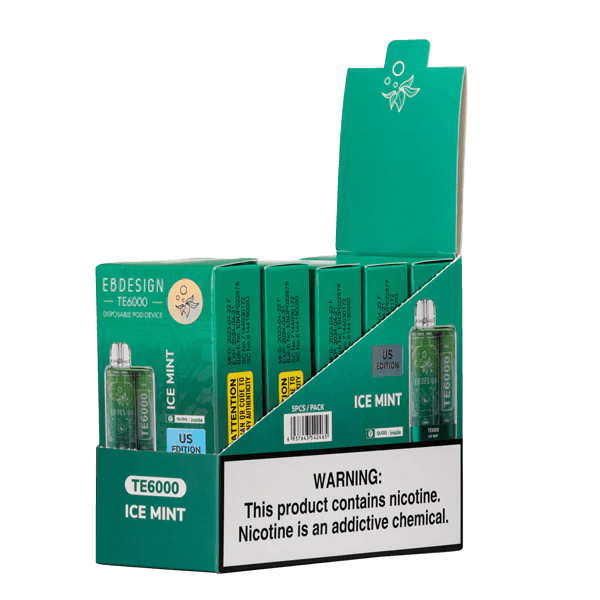 TE6000 Ice Mint Disposable Vape | EBDESIGN Store TE6000 Ice Mint Disposable Vape | EBDESIGN Store