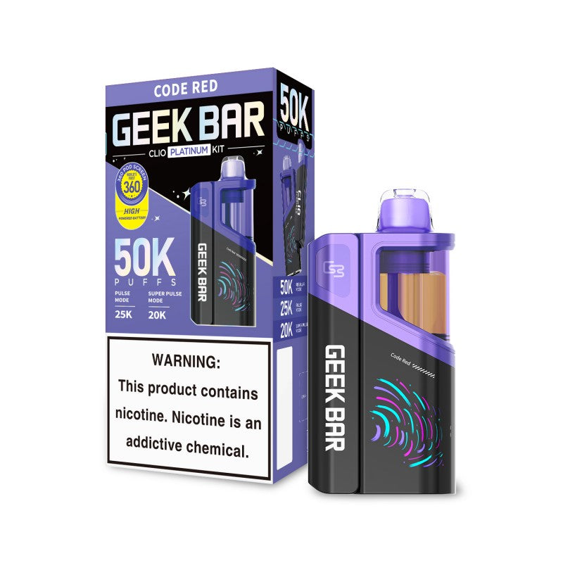 Geek Bar CLIO 50K Vape Kit - Code Red
