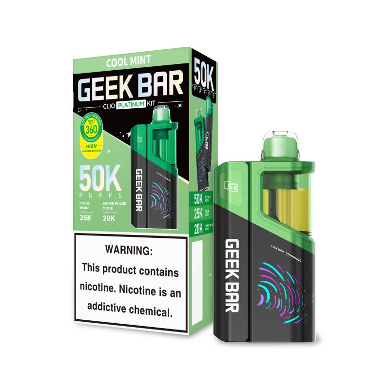 Geek Bar CLIO 50K Vape Kit - Cool Mnt