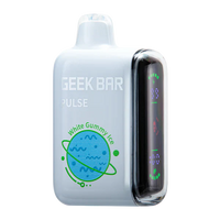 White Gummy Ice Geek Bar Pulse 15000 Disposable Vape