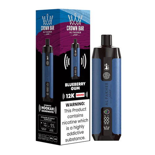 Blueberry Gum Al Fakher Crown Bar 12K Sound