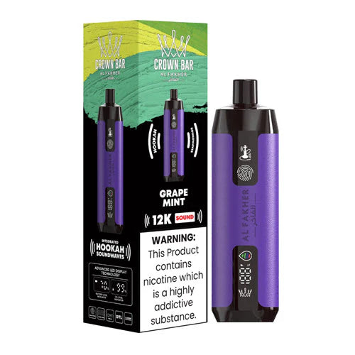 Grape Mint Al Fakher Crown Bar 12K Sound