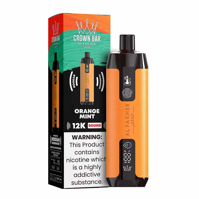 Orange Mint Al Fakher Crown Bar 12K Sound