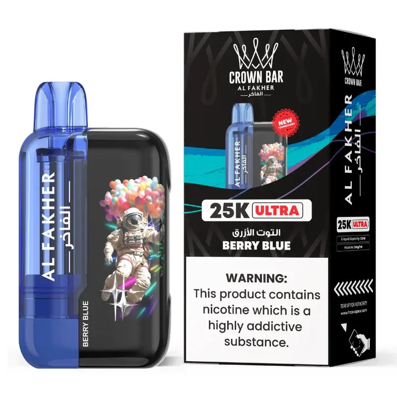 Berry Blue Al Fakher Crown Bar 25K Ultra Vape