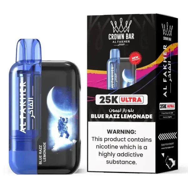 Blue Razz Lemonade Al Fakher Crown Bar 25K Ultra Vape