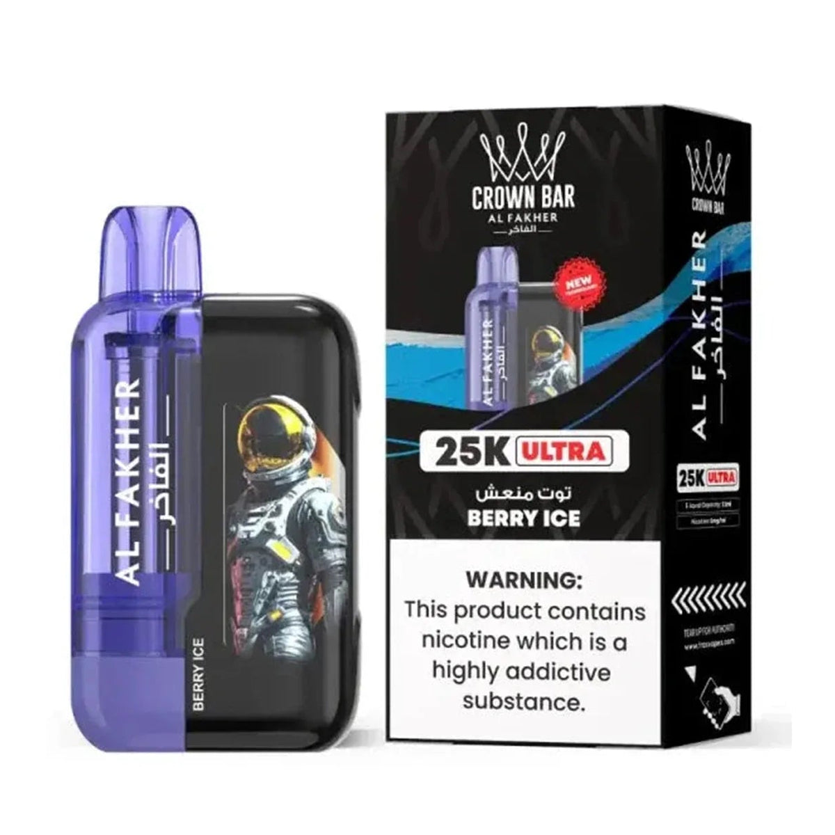Berry Ice Al Fakher Crown Bar 25K Ultra Vape