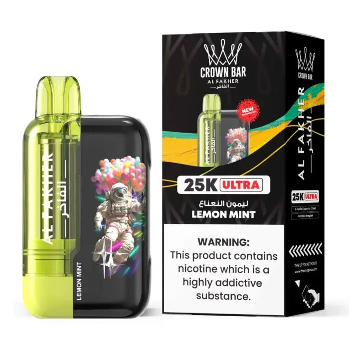 Lemon Mint Al Fakher Crown Bar 25K Ultra Vape