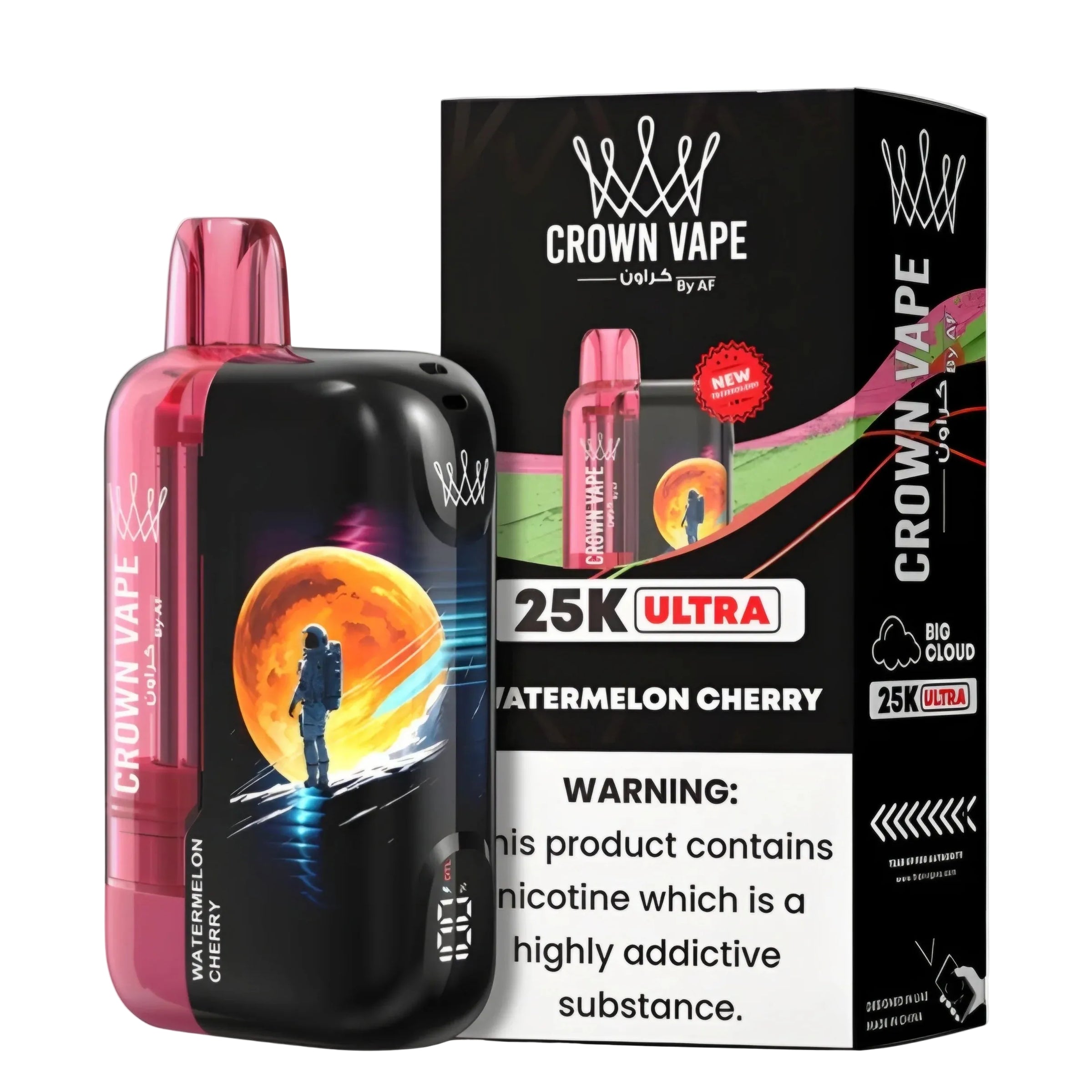 Watermelon Cherry Al Fakher Crown Bar 25K Ultra Vape