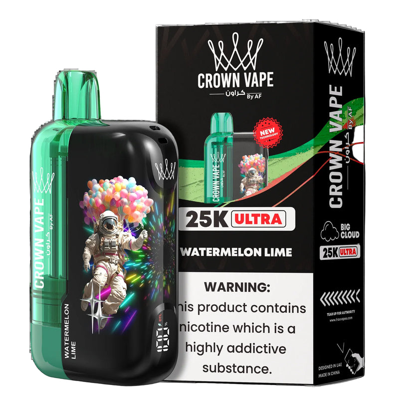 Watermelon Lime Al Fakher Crown Bar 25K Ultra Vape