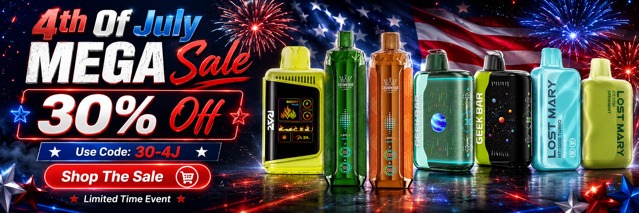 Celebrate with 4th Of July Deals at EBDESIGN Store