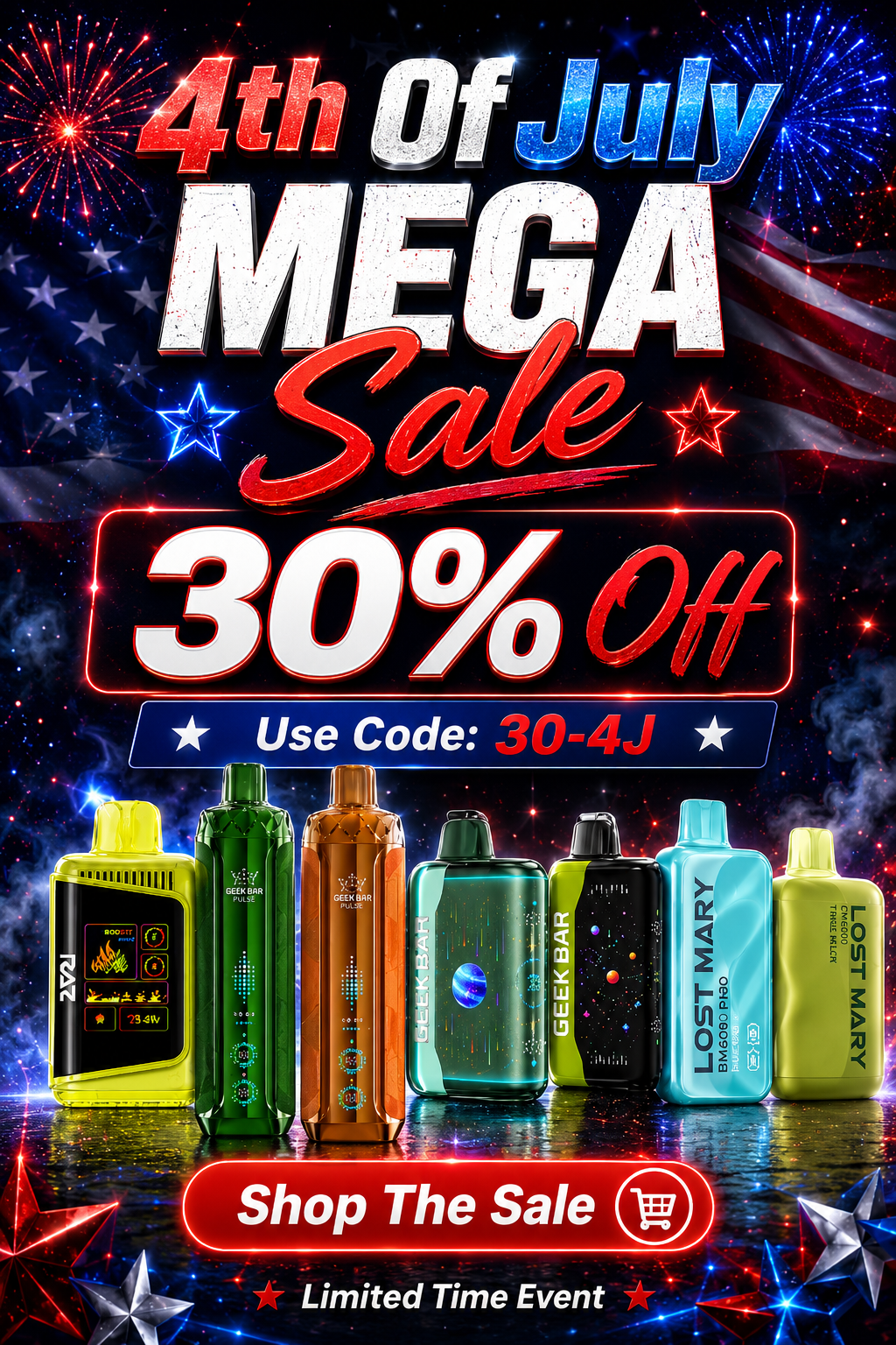 Celebrate with 4th Of July Deals at EBDESIGN Store