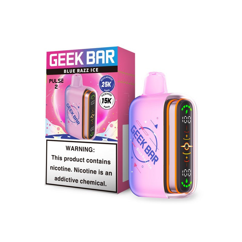 Geek Bar Pulse 2 Blue Razz Ice Disposable Vape