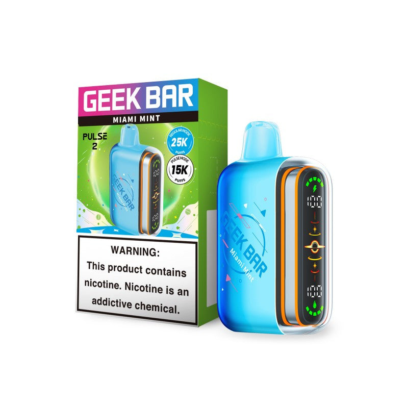 Geek Bar Pulse 2 Miami Mint Disposable Vape