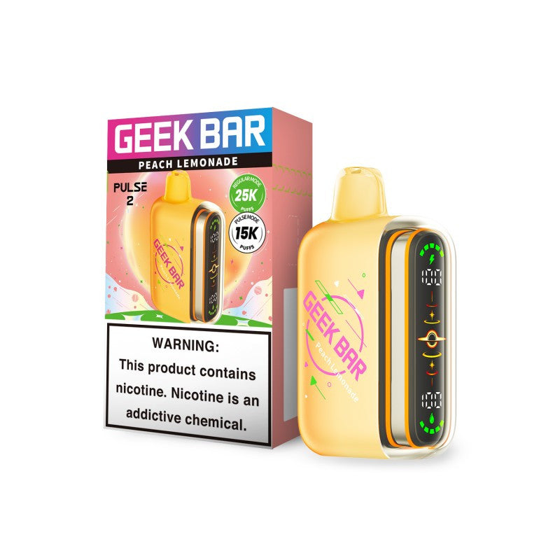Geek Bar Pulse 2 Peach Lemonade Disposable Vape