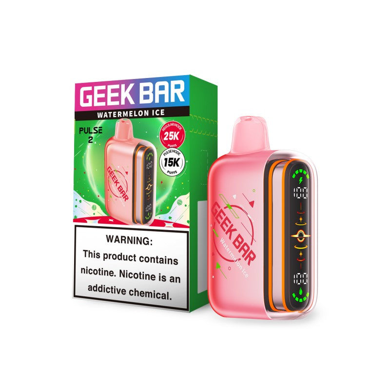 Geek Bar Pulse 2 Watermelon Ice Disposable Vape