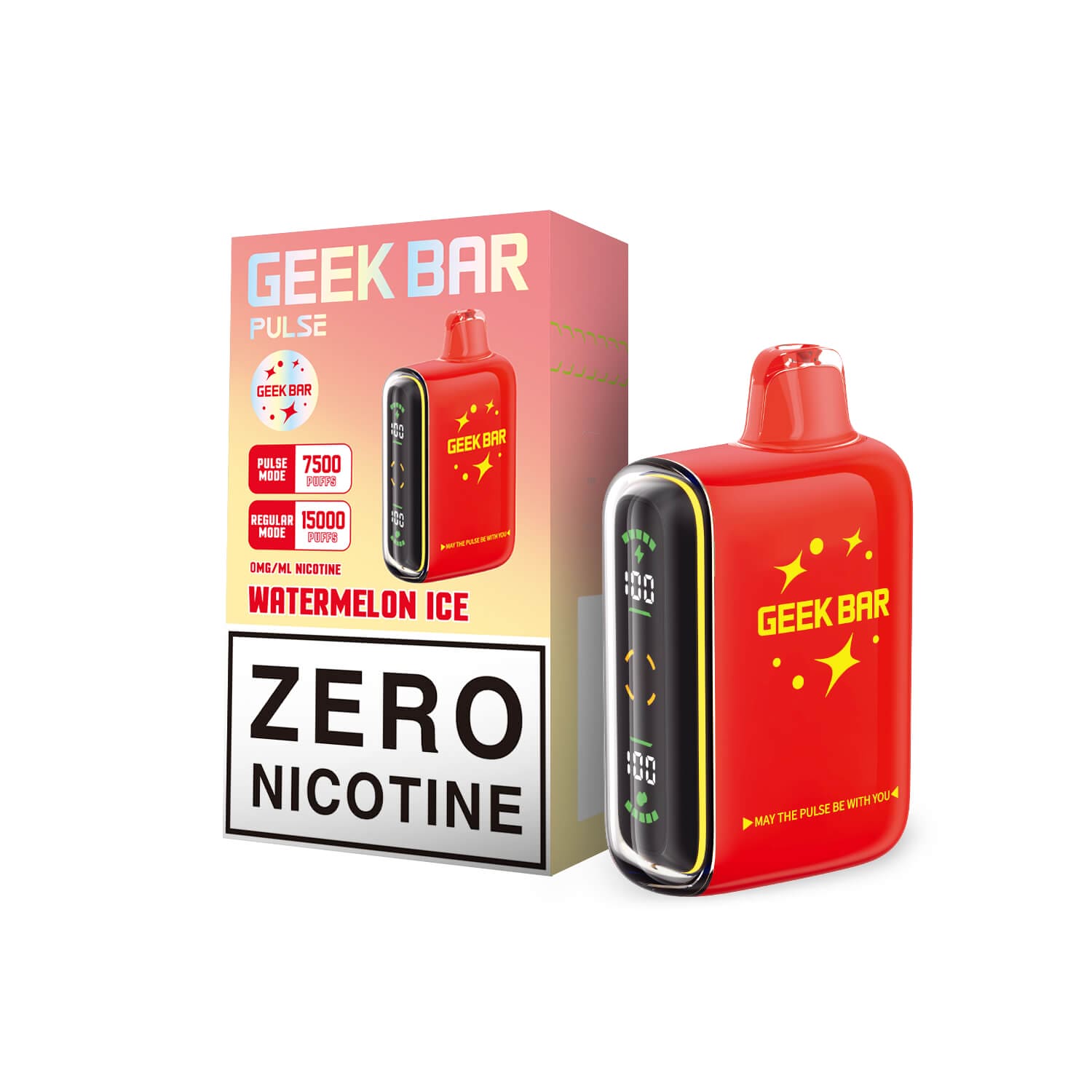 Geek bar pulse zero nicotine Watermelon Ice