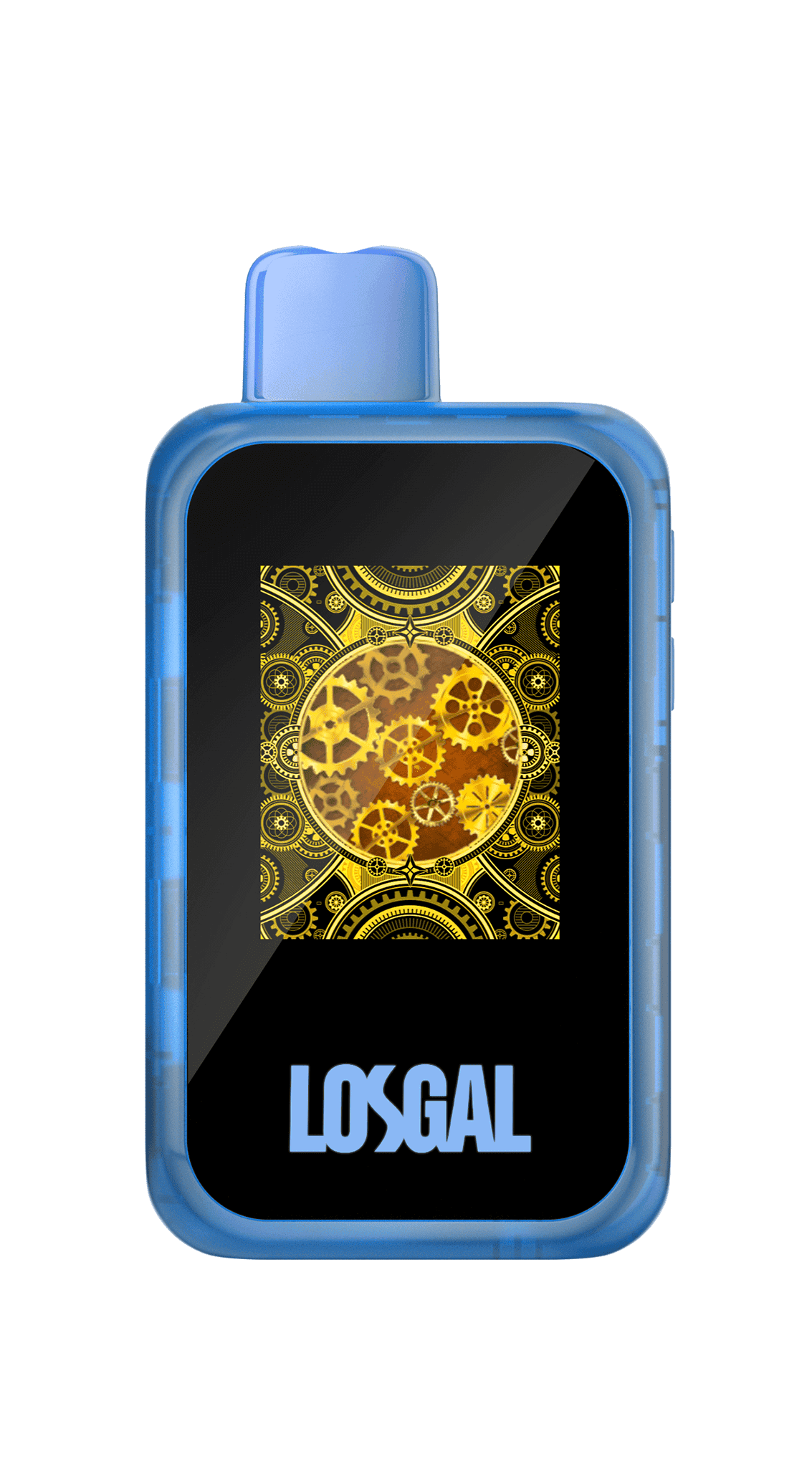 losgal mc25000 blue razz ice vape steampunk edition