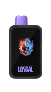 losgal mc25000 sour apple grape kiwi vape skull edition