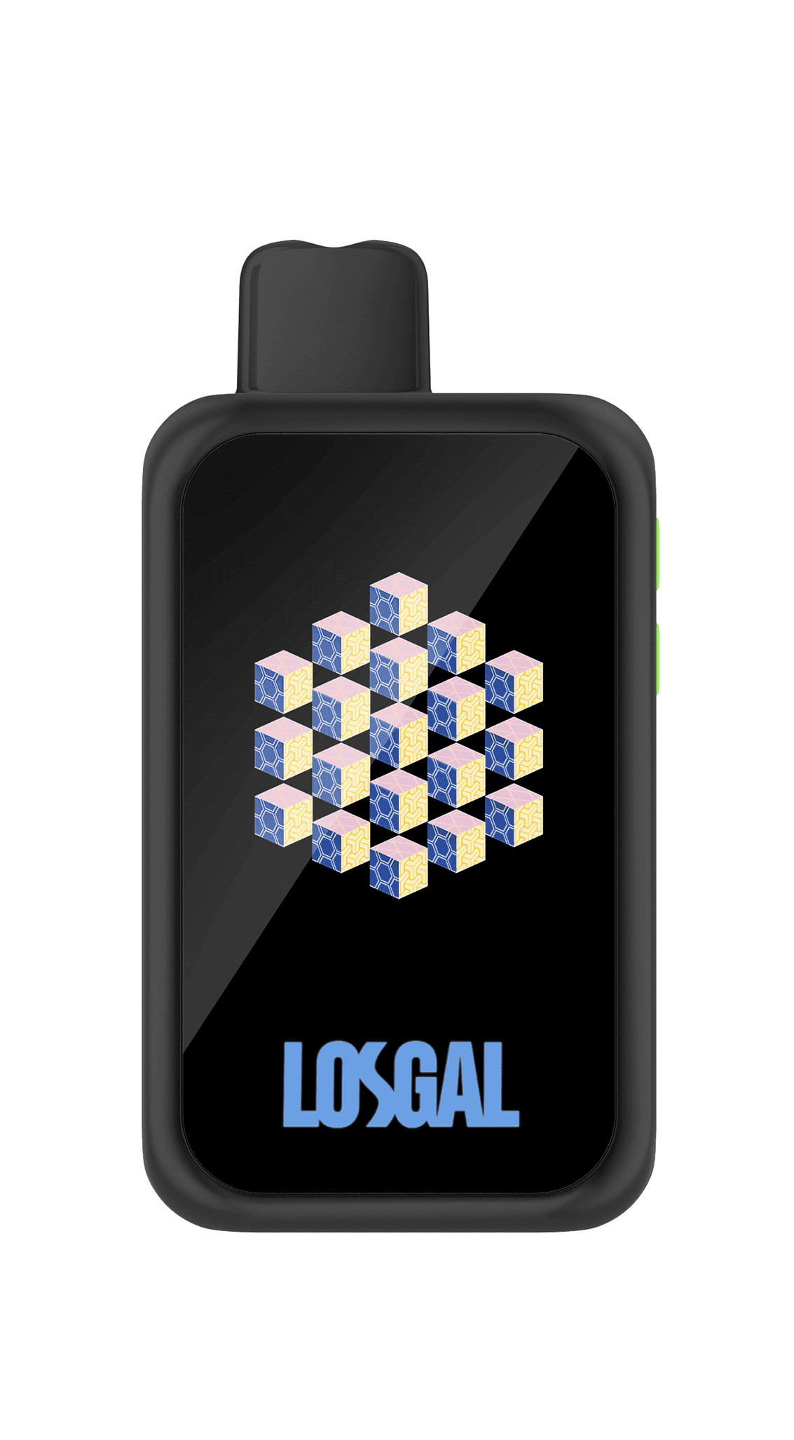 losgal mc25000 sour blackberry blueberry vape geometric edition