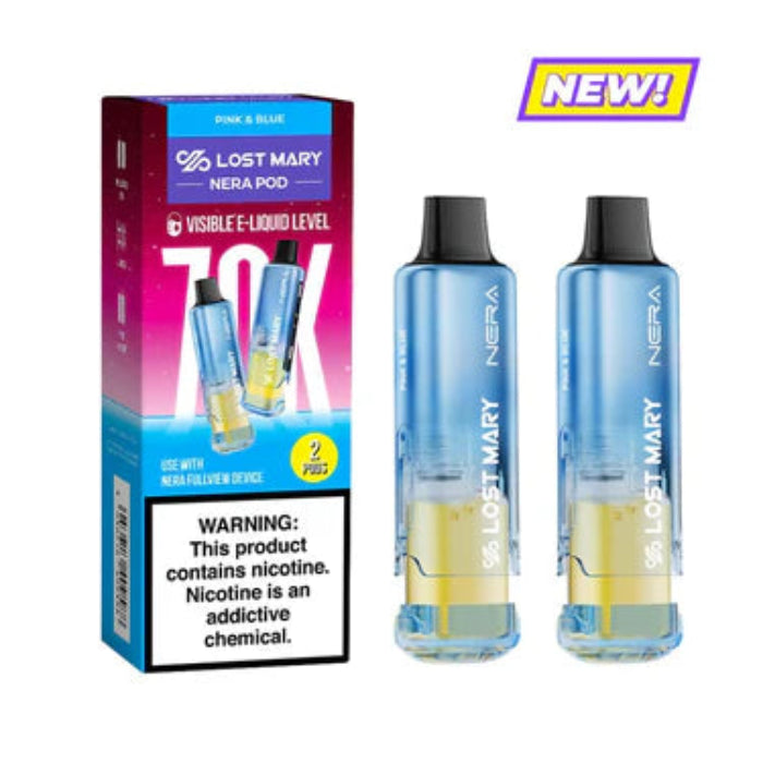 Lost Mary Nera Fullview 70K Pod - Pink & Blue